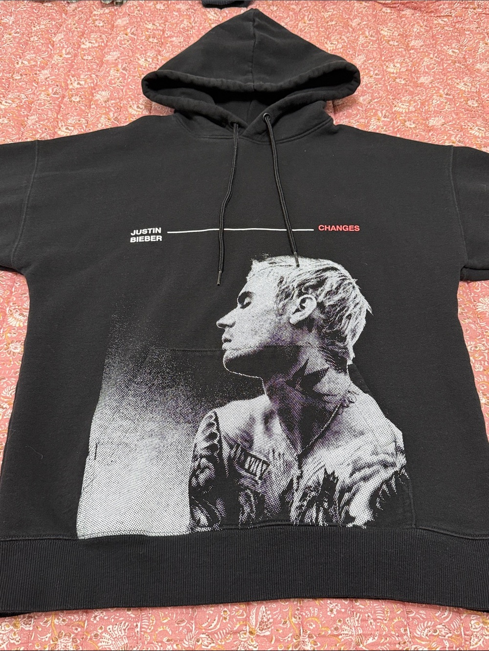 Justin Bieber Changes Hoodie Men’s Size Small Black H&M Sweatshirt - Picture 6 of 10